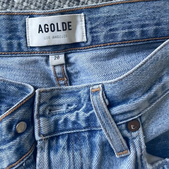 Agolde Jamie ripped jean size 26 - Picture 4 of 4